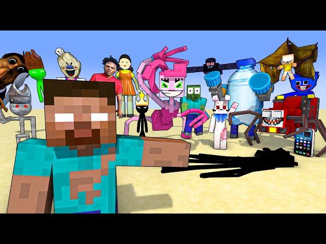 Monster School : ALL SEASON EPISODE LIVE - Minecraft Animation