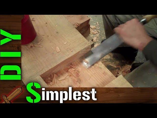 DIY The Simplest of Traditional Japanese Wood Joints - Stepped Dovetailed Splice