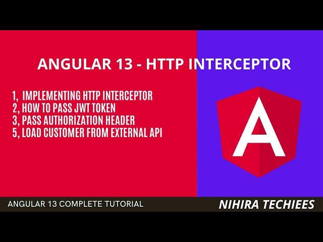 How to pass JWT Token authorization header in angular using httpinterceptor | angular 13 tutorial#26