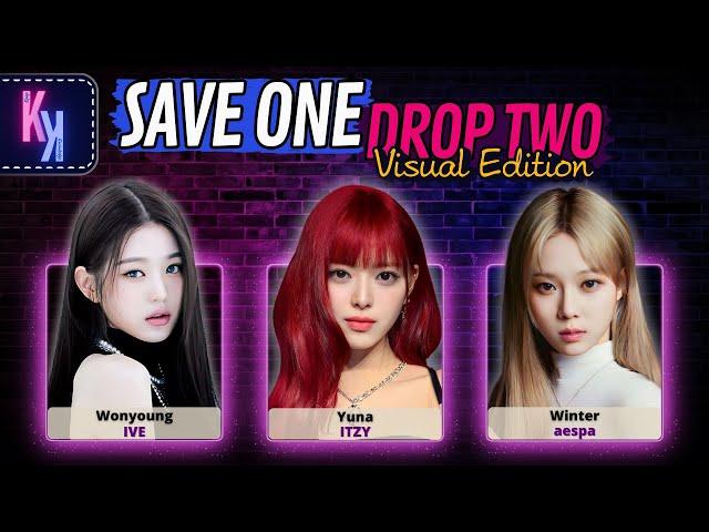 Save one (Drop two) KPOP IDOL: Visual Member | KPOP KNOWLEDGE 2024 | KPOP CHALLENGE