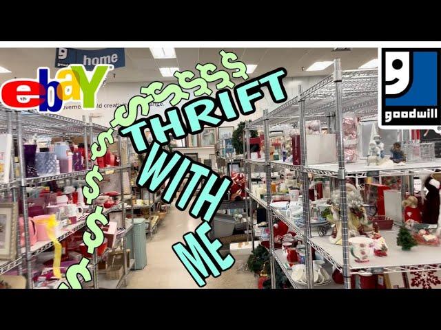 WORTH more $ than I thought! Thrift with me GOODWILL ~ Sourcing RESELL eBay FULL-TIME PROFIT how to