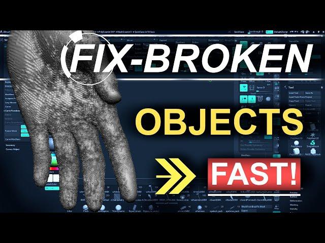 ZBrush - Fix Mesh Integrity (In 30 SECONDS!!)