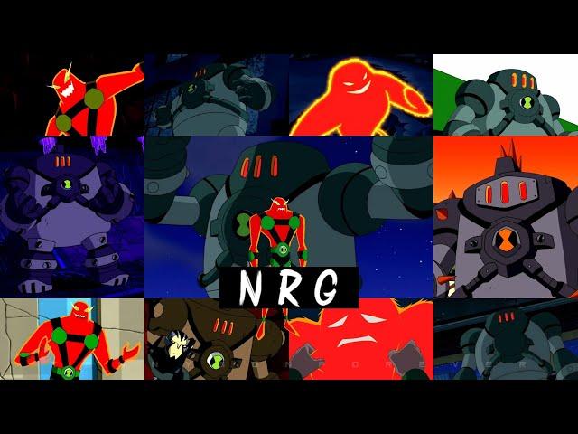 All NRG transformations in all Ben 10 series