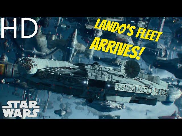 Lando's Fleet Arrives! |Star Wars: The Rise Of Skywalker HD Movie Clip