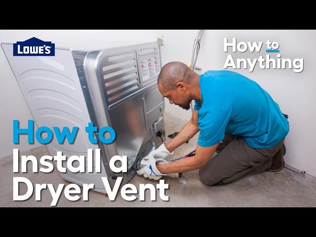 How to Install a Dryer Vent | How To Anything