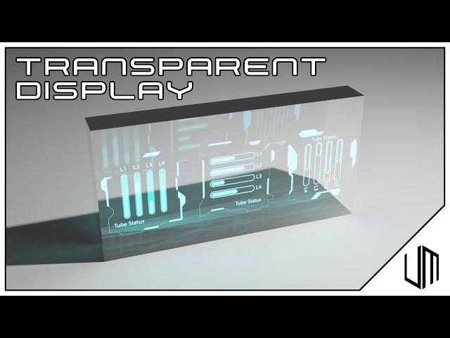 How to make a TRANSPARENT DISPLAY in Blender