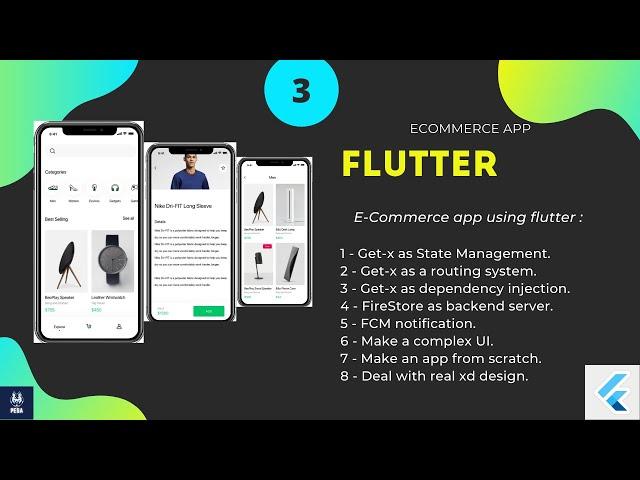 Flutter E-Commerce App Using Getx StateManagement, Firebase, and MVVM Login ui part 2 | بالعربي