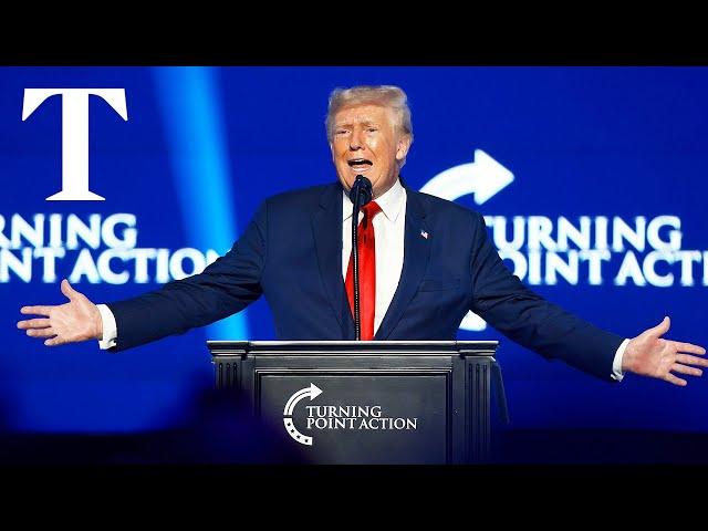 LIVE: Donald Trump speaks at Turning Point summit in Florida