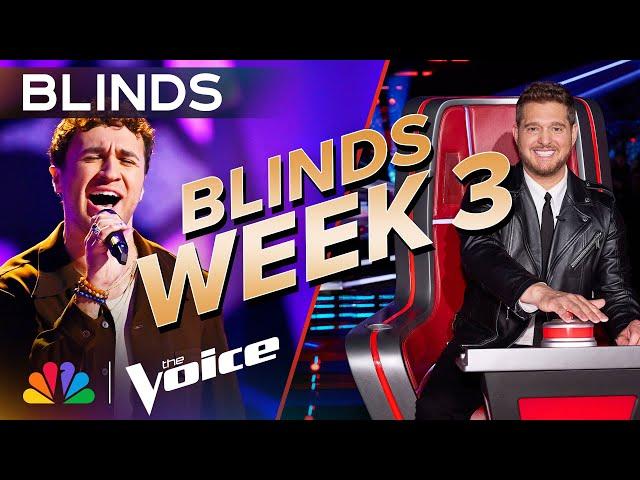 Show-Stopping Blind Auditions from Week 3 | The Voice | NBC