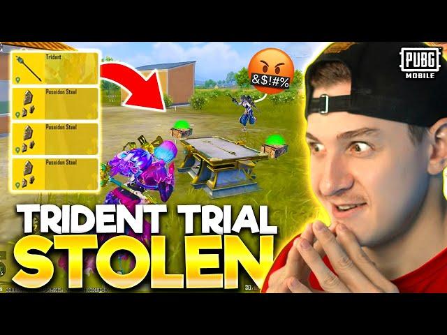 WE STOLE THE TRIDENT TRIAL  PUBG MOBILE