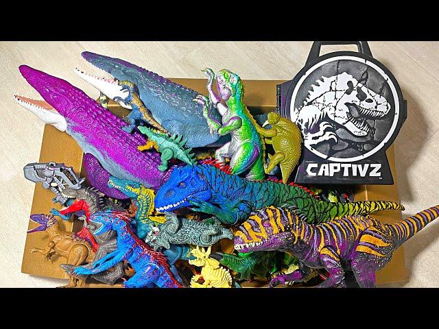 150 DINOSAURS Toys COLOSSAL BOX Jurassic World Camp Cretaceous - T-REX, Scorpios Rex, Indominus Rex