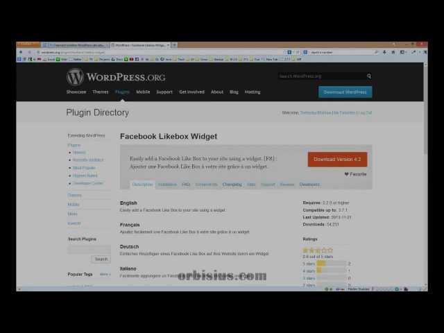 WordPress Plugin Review : Facebook Likebox Widget