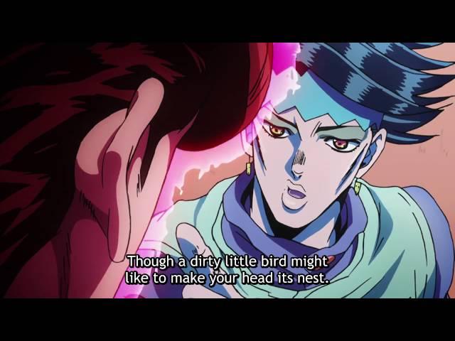 JJBA Diamond is Unbreakable - Rohan Insults Josuke's hair