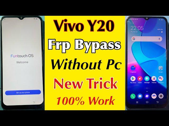 Vivo Y20 Frp Bypass Android 12 | Without PC | Vivo V2027 Frp Bypass 100% Ok