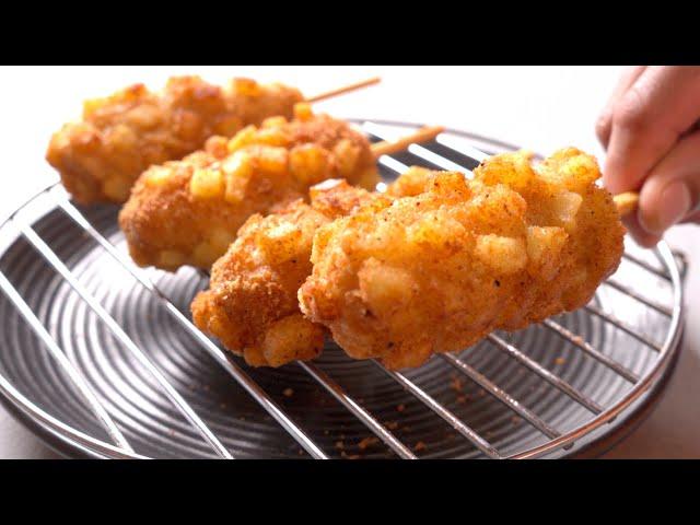 Potato Hot Dogs | Korean French Fry Corn Dog