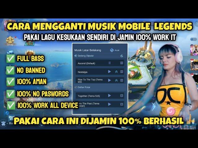 CARA GANTI BACKSOUNDS MOBILE LEGENDS PAKE LAGU SENDIRI 100% BERHASIL | NEW PATCH MOBILE LEGENDS