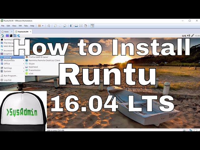 How to Install Runtu 16.04 LTS + Review + VMware Tools on VMware Workstation Easy Tutorial [HD]