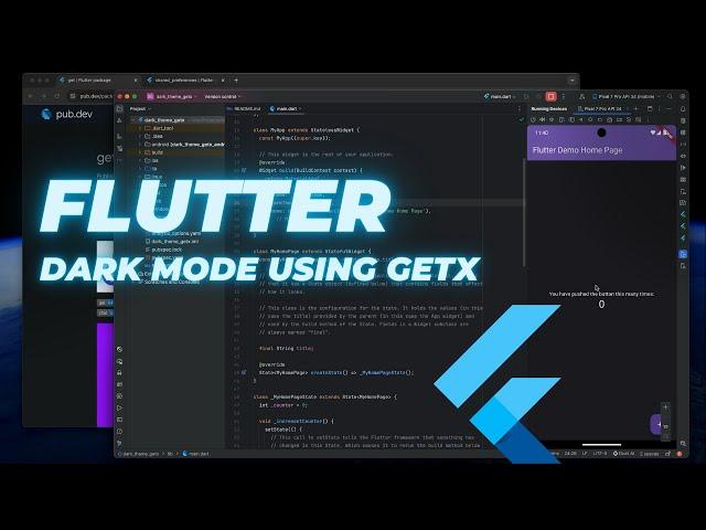 Flutter Dark Theme Tutorial using GetX Package