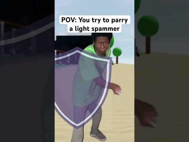 Parrying light users in Combat Warriors #robloxshorts #robloxmemes #combatwarriors #roblox