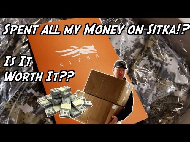 UNBOXING $3500 OF SITKA GEAR!!!