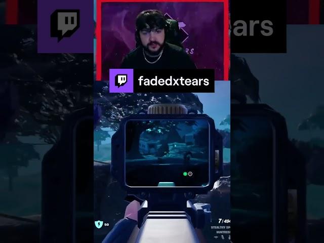 Nasty snipe!!! | FadedxTears on #Twitch #shorts #fortnite