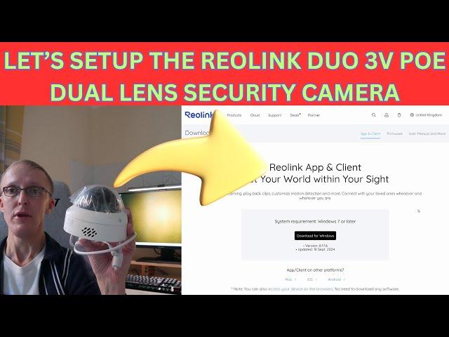 How To Setup A Reolink Duo 3V PoE Security Camera