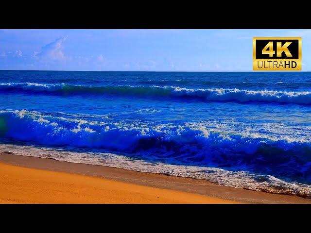  Relaxing 4K Waves and Ocean Sounds in 4K: Sleep and Relaxation | ASMR