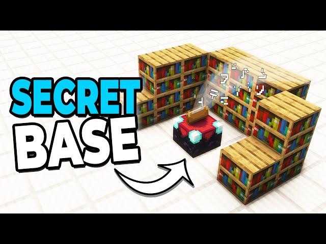 6 Geheimgänge ohne Redstone  Minecraft Secret Base