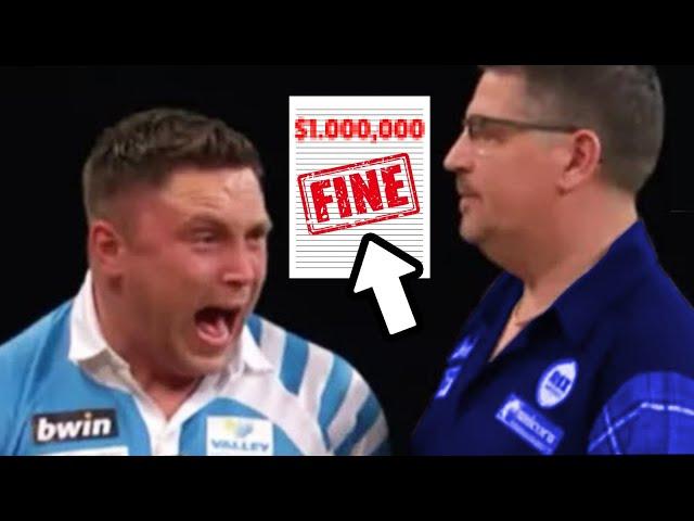 SHOCKING: Dart Player Gets Biggest FINE EVER During PDC Match, You Won't Believe It!