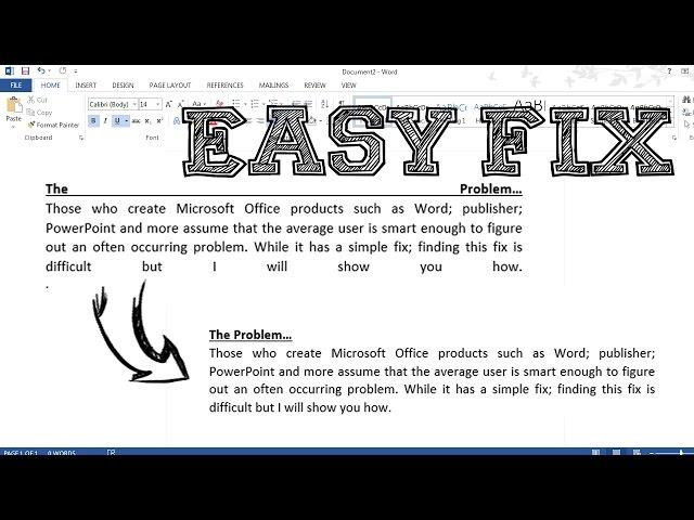 How To Remove The White Space / Gaps In a Justified Paragraph - Microsoft Office 2016