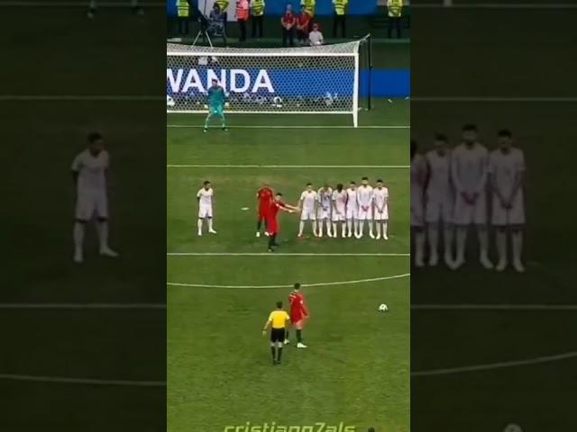 RONALDO GOALS FIRIKIK AGAINST SPAIN