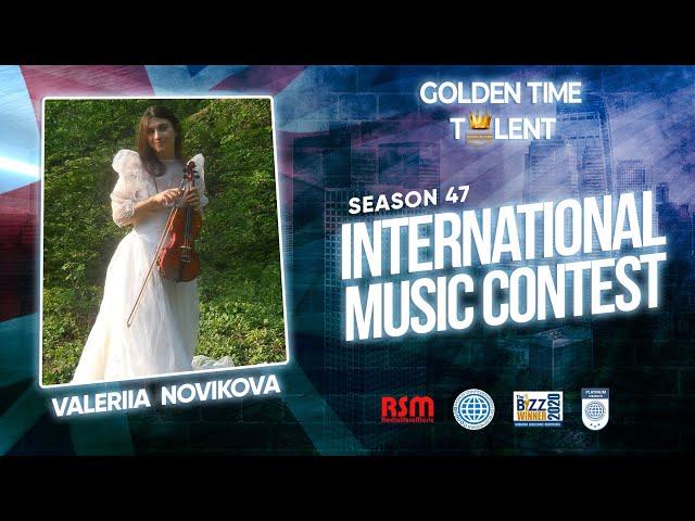 GOLDEN TIME TALENT | 47 Season | Valeriia Novikova | Stringed instruments