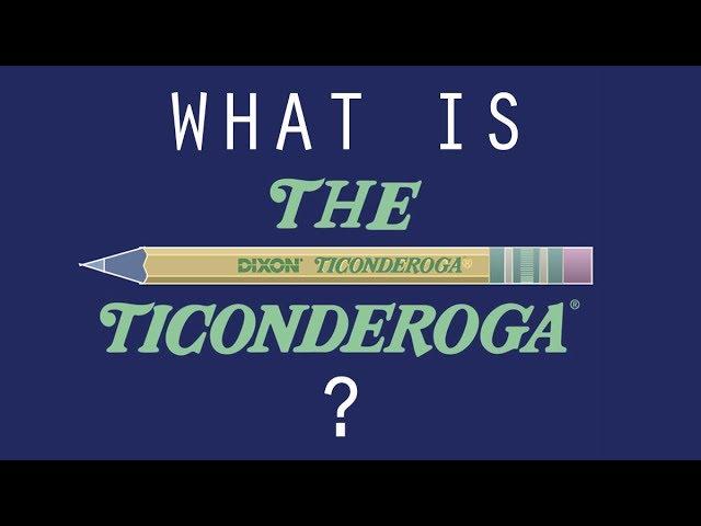 What is a Ticonderoga? | Graphite and the Architecture of the Pencil