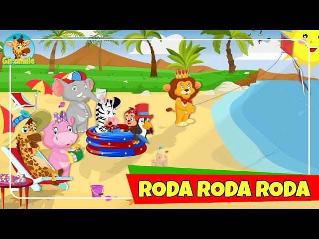 Roda Roda Roda Pé Pé Pé (Caranguejo peixe é) - Giramille | Desenho Animado Musical