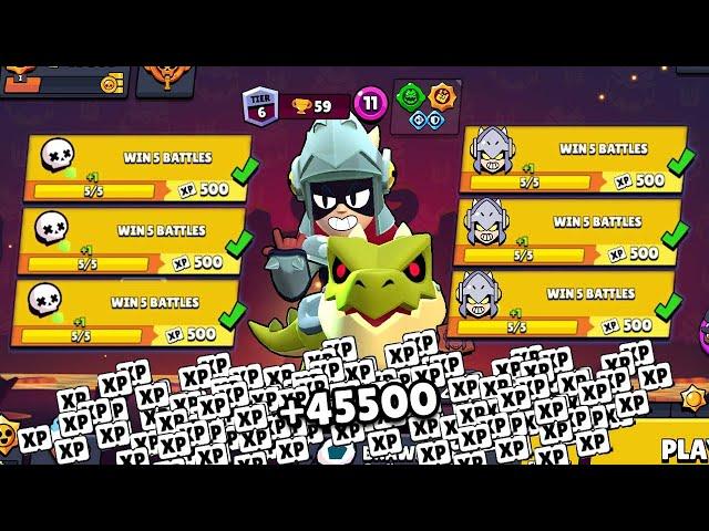 ALL COMPLETED QUEST!! 45000 CREDITS!! LEGENDARY GIFTS!! 14 NEW BRAWLERS! BRAWL STARS UPDATE REWARDS!