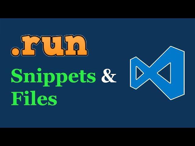 Run Code Snippets or Files Inside VS Code