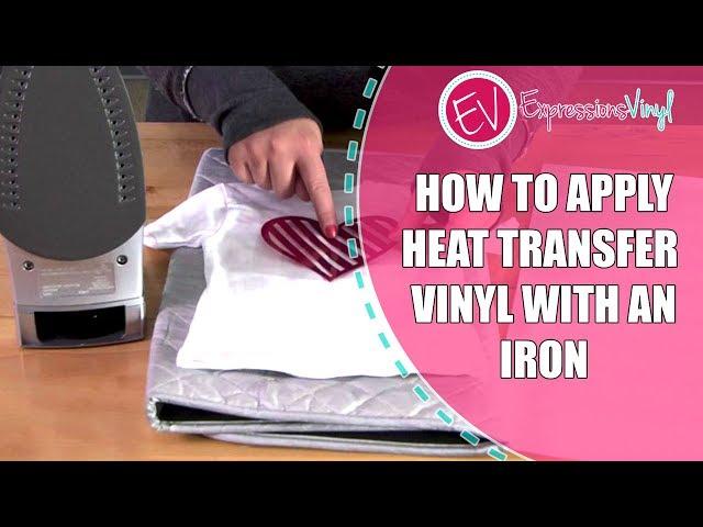 Heat Transfer Vinyl with an Iron