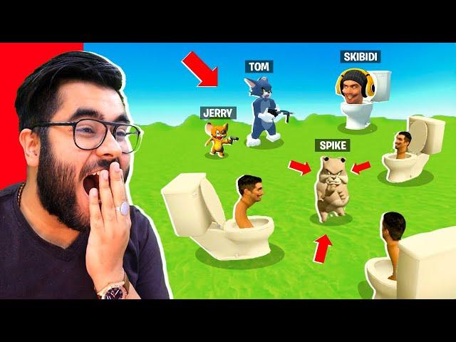  SAVE SPIKE from SKIBIDI | Tom & Jerry Multiplayer Part 4  | Hitesh KS