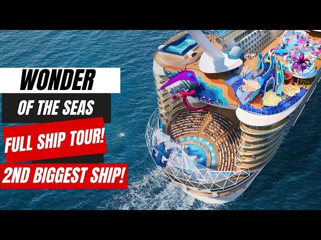 Royal Caribbean Wonder of the Seas Full Cruise Ship Tour 2024 | 2nd Largest Ship In The Wordl!