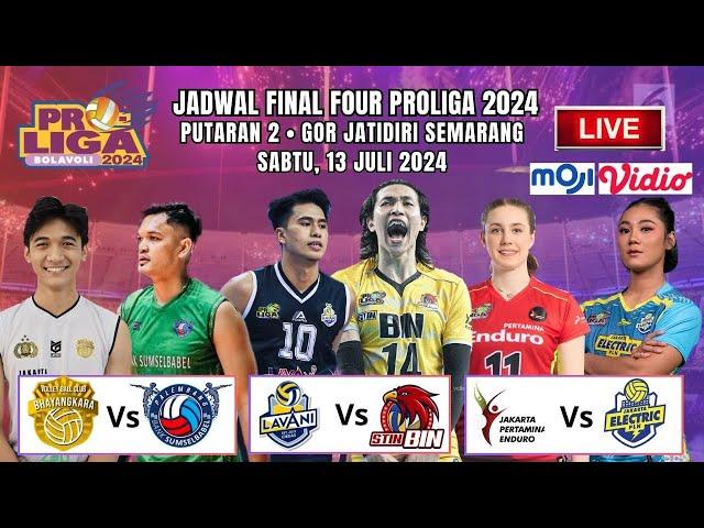 Jadwal Final Four Proliga 2024 Hari ini Putaran 2 Laga BIG MATCH Jakarta Lavani vs Jakarta Stin Bin