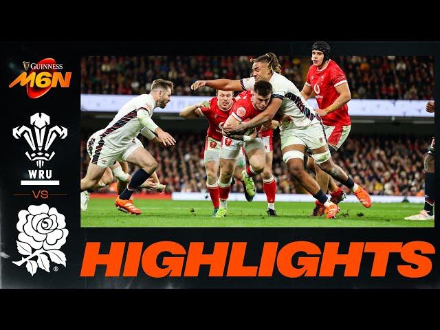 WALES v ENGLAND | 2025 GUINNESS MEN'S SIX NATIONS | RUGBY HIGHLIGHTS