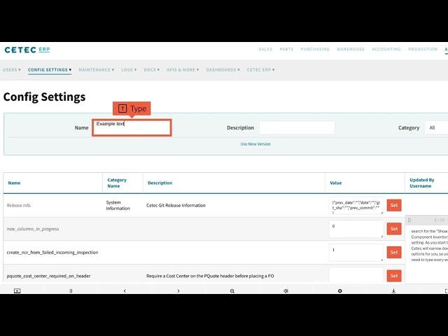 How To View the Current Inventory Value of a BOM in Cetec ERP