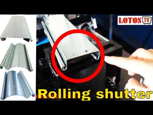 【 Rolling shutter machine 】: SHUTTER DOOR Roll Forming machine "Best design 2019"