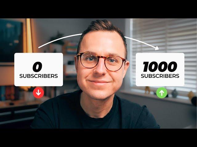 How To Get Your First 1000 YouTube Subscribers 2024