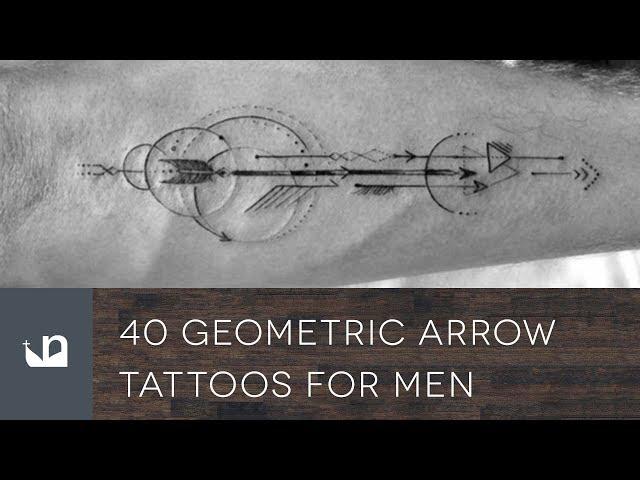 40 Geometric Arrow Tattoos For Men