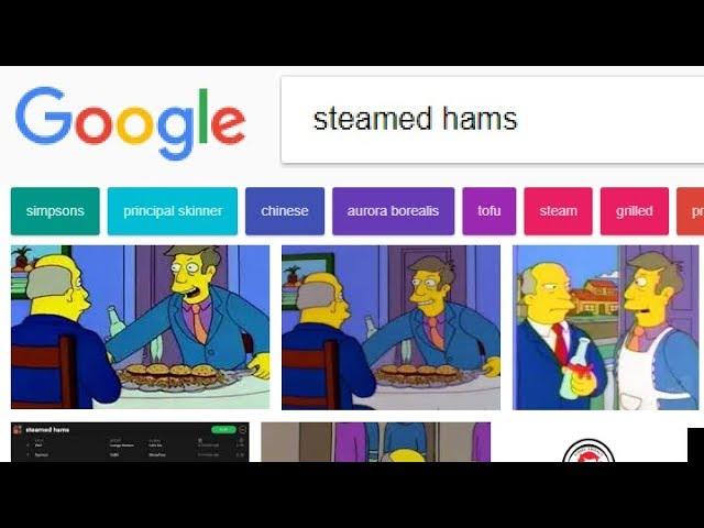 Steamed Hams but every word is a Google Image
