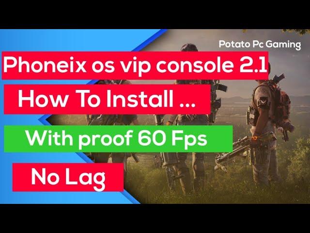 How to install Phoenix OS VIP Console 2.1 | 60fps | Pubg Gameplay