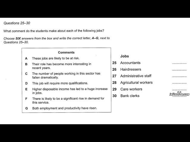 Cambridge 18 IELTS Listening Test 3 - 2024 - with Answers