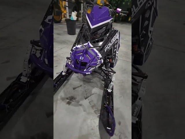 Another Snowmobile Wrapped! - Justin Ponsor Signature Wrap