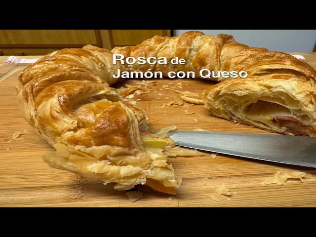 Se Ve Fea Pero Quedó Sabrosa. Rosca de Jamón con Queso. #roscajamonconqueso